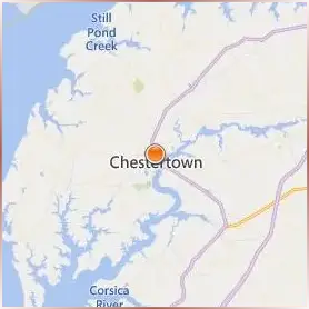 Washington College Location Map Washington College Location Map