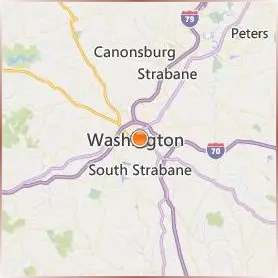 Washington & Jefferson College Location Map Washington & Jefferson College Location Map